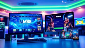 MM88 online gaming platform showcasing secure interface and multi-device access.