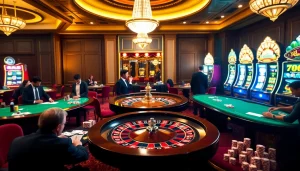 Vivez l'excitation du meilleur casino en ligne avec des joueurs plongés dans des jeux captivants.