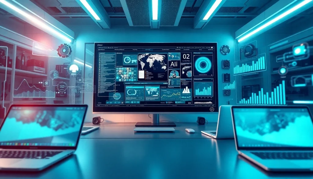 Analyze video content with cutting-edge technology using video to prompt ai in a modern workspace.