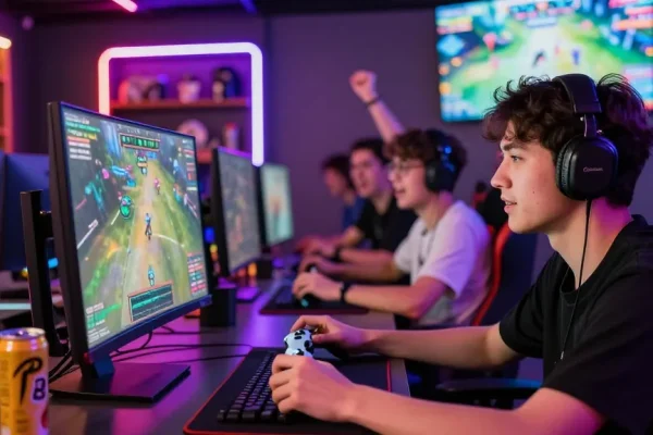 Pengalaman topup akun game di NAGA2000 menggunakan QRIS gratis biaya admin, gamer fokus bermain dengan teman